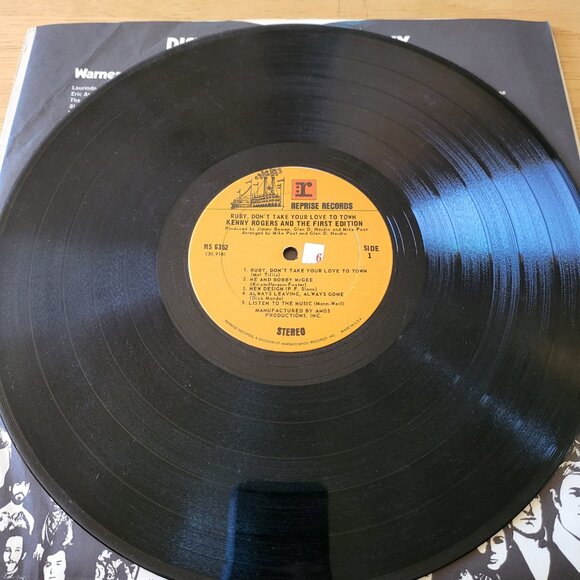 Kenny Rogers And The First Edition Ruby Don't Take Your Love To Town RS 6352 LPA - Picture 7 of 9
